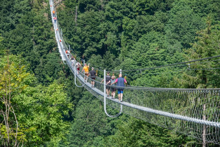 Ponte Tibetano Val di Rabbi